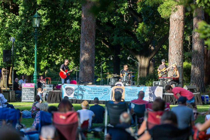 Erica Hawkey Band play Summer In The Parks, w/The Grinners!