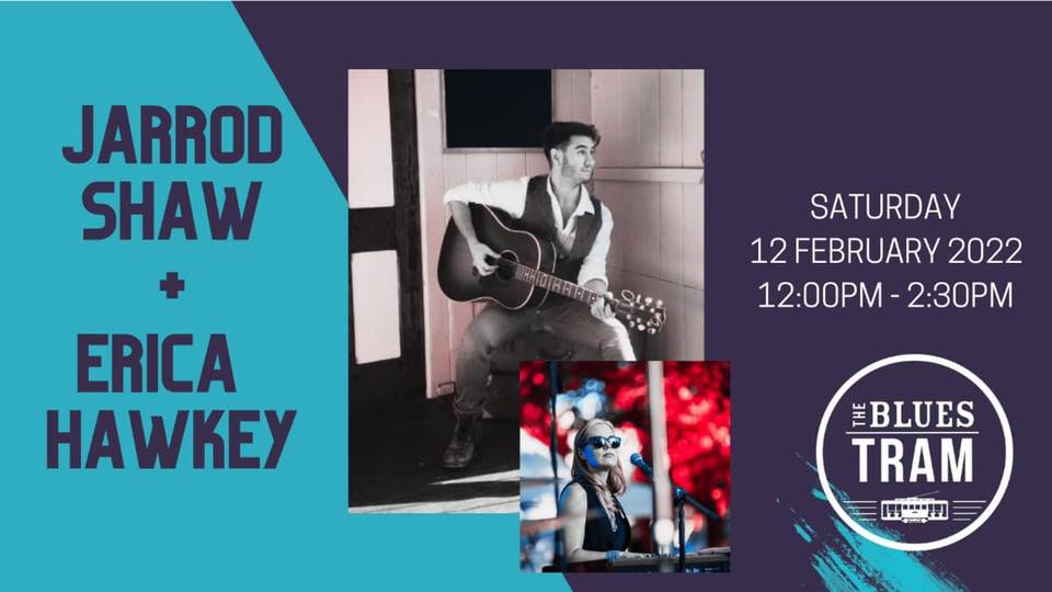 The Blues Tram w/Erica Hawkey + Jarrod Shaw