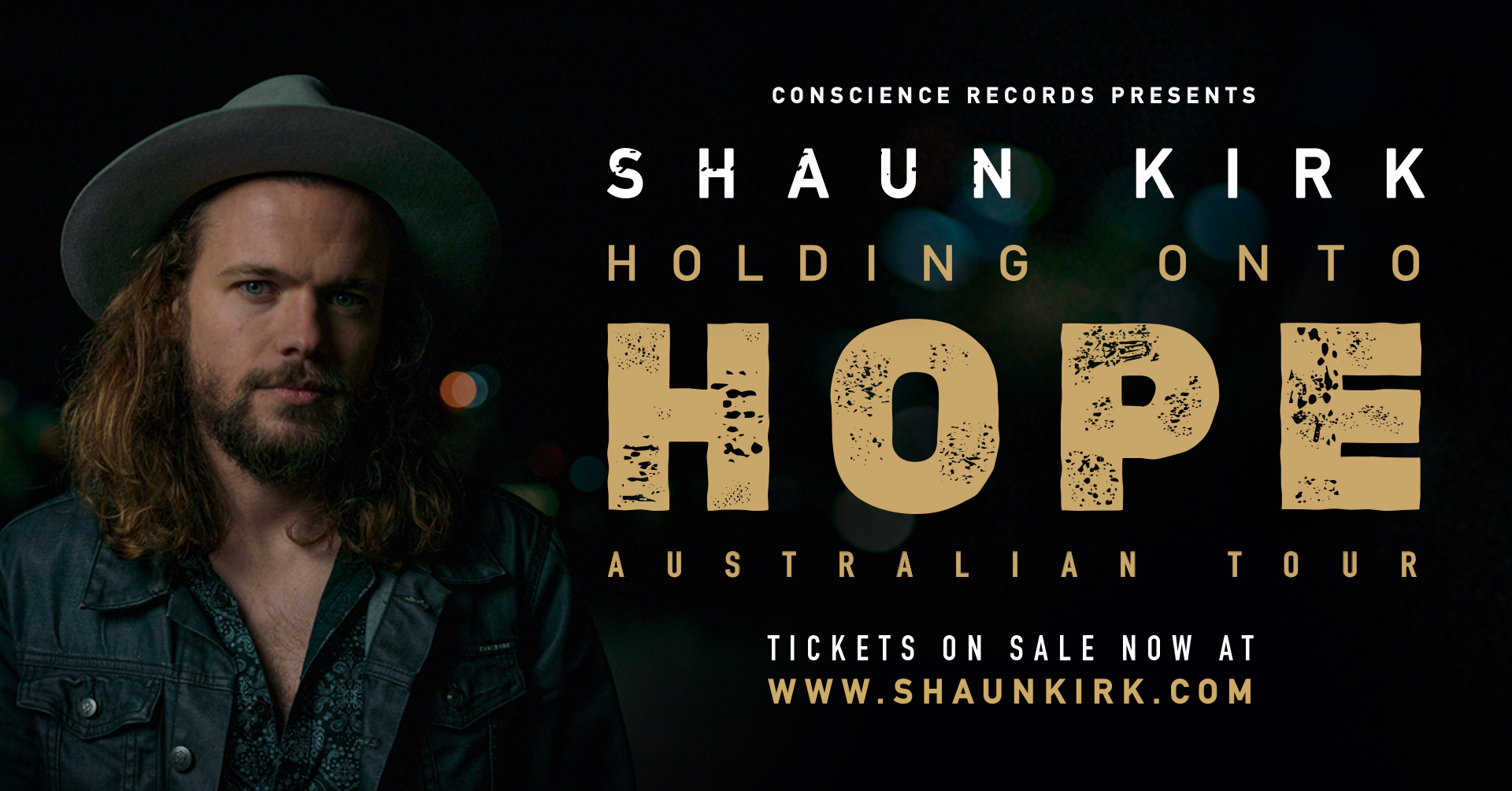 Shaun Kirk | Old Church On The Hill – Bendigo, VIC, AU (Less than 80 tickets!)